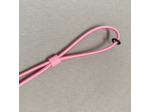 Cordon à Lunettes Ajustable en Tissu Coloris Rose - Fabrication Française