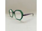 Lunettes de vue Kalinda Caroline Abram Coloris Vert / Violet