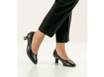 Laura5 - Chaussures de danse pour femme en cuir et côté elastiqué - Werner Kern