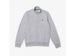 Sweatshirt zippé Lacoste SPORT en molleton de coton mélangé uni - Mary Sport