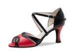 Portia 65 - Chaussures de danseouvertes noires et rouges - Werner Kern