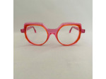 Lunettes De Vue Plein Les Mirettes - Modèle Diva 28 Coloris Rose Orange