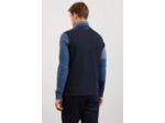 Polo manches longues colorblock Eden Park bleu foncé