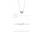 Collier Argent Enfant Panda