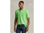 Polo Ralph Lauren cintré vert en coton piqué