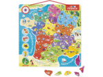 Janod - Puzzle Carte de France Magnétique - 93 Pièces Aimantées - Puzzle Enfant - Découvrir et Mémoriser - Jeu Éducatif - Dès 7 Ans Maman et bébé