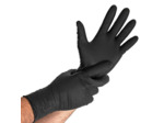 Gants Nitrile Noir Extra Longs Non Poudrés HYGOSTAR Power Grip