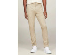 Pantalon chino Tommy Hilfiger beige en coton bio stretch