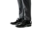 Lecce 28040 - Chaussures de danse en cuir verni noir pour les hommes aux pieds larges - Werner Kern