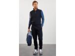 Polo manches longues colorblock Eden Park bleu foncé