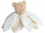 Doudou et Compagnie - Plat Carré Ours - 26 cm - Taupe -