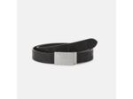 Coffret ceinture boucles interchangeables Lacoste noir en cuir