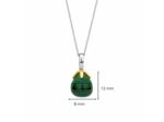 Collier Ti Sento goutte Verte