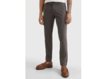 Pantalon chino Tommy Hilfiger slim gris en coton bio