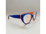 Lunettes de Vue Marylin Femme De la Marque Lafont Coloris Bleu / Orange