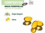 Pranarôm - Aromaforce - Capsules Nez-Gorge, Compléments Alimentaires Aux Huiles Essentielles, Origan, Maintient La Santé Des Voies Respiratoires, Citron, 100 Pour cent Bio - 30 Capsules