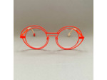 Lunettes de vue Val De Loire Wire de la Marque Sabine Be Coloris Orange Fluo