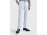 Pantalon chino slim Tommy Hilfiger bleu clair coton bio stretch