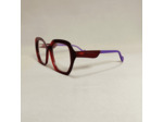 Lunettes de vue LYNN de la Marque Caroline Abram Coloris Rouge / Mauve