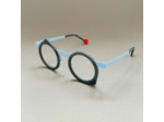 Lunettes de Vue Be Yoon de la Marque Sabine Be Coloris Pierre / Bleu Ciel