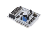 Carte d'extension multifonction pour Arduino®, affichage 4 chiffres, leds SMD, buzzer, boutons-poussoirs, interfaces