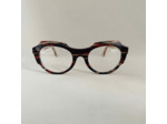 Lunettes De Vue Plein Les Mirettes - Modèle Diva XIX Coloris Ecaille Rouge