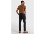 Pantalon chino Tommy Hilfiger slim marine coton bio