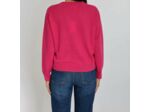 PULL COL V ANITA FUSCHIA