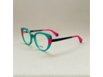 Lunettes De Vue Woow Modèle Shine On 1 Coloris Vert Transparent Rose