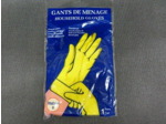 GANTS DE MÉNAGE JAUNES sachet de 12 paires