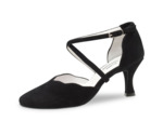 Odile 672-60 - Chaussures de danse daim noir pour femme - Anna Kern