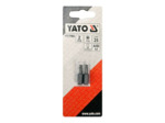 2 embouts 1/4" x25mm Torx T15 - YT-77903