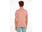 Polo Tommy Hilfiger ajusté rose en coton bio