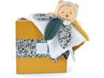 Doudou et Compagnie - BOH'AIME - Lion Doudou Pétale - Boîte Cadeau - Doudou Jaune - 27 Cm - Idée Cadeau de Naissance Fille et Garçon - Garantie Doudou Perdu - DC4025 Doudou Pétales - Lion