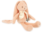 Lapinoo - Pantin Lapin Pêche - Petite Peluche Bébé en Velours Côtelé