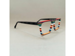 Lunettes de Vue De la Marque Wissing Modèle 3352 Coloris Noir- Multicouleurs – Monture Unique