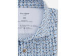 Chemise à motifs OLYMP bleue