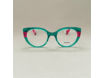 Lunettes De Vue Woow Modèle Shine On 1 Coloris Vert Transparent Rose