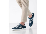 Salerno - Chaussures de danse type sneaker suede denim pour hommes - Werner Kern