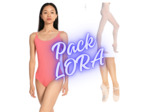 Pack de danse LORA (justau + collants + chaussons) - Dansez vous