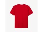 T-Shirt uni Eden Park rouge en coton