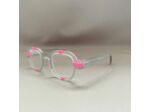 Lunettes de Vue Be Arty de la Marque Sabine Be Coloris Gris / Rose Fluo