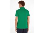 Polo Tommy Hilfiger ajusté vert en coton bio