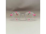 Lunettes de Vue Be Arty de la Marque Sabine Be Coloris Gris / Rose Fluo