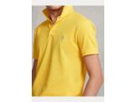 Polo Ralph Lauren cintré jaune en coton stretch