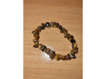 Bracelet perles chips oeil du tigre, fait main