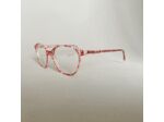 Lunettes de Vue Loft de la Marque Lafont Coloris Rouge Transparent