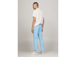 Pantalon chino slim Tommy Hilfiger bleu coton bio stretch