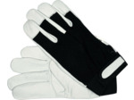 Gants de protection coton/cuir - YT-74640