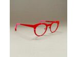 Lunettes de Vue Be Proud de la Marque Sabine Be Coloris Rouge / Rose Fluo